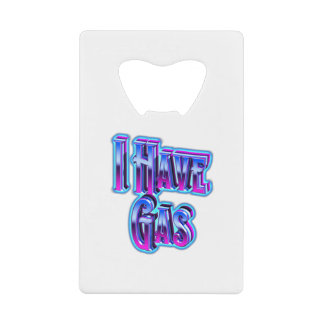 Abrebotellas De Tarjeta De Crédito Tengo Gases