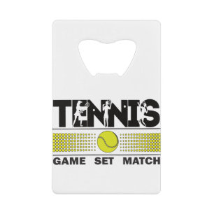 Abrebotellas De Tarjeta De Crédito Tenis - Juego de partidos