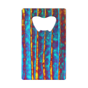Abrebotellas De Tarjeta De Crédito Textura abstracta muy única