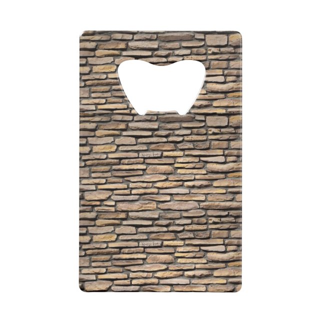 Abrebotellas De Tarjeta De Crédito Texturas de Estilos Clásicos (Anverso)