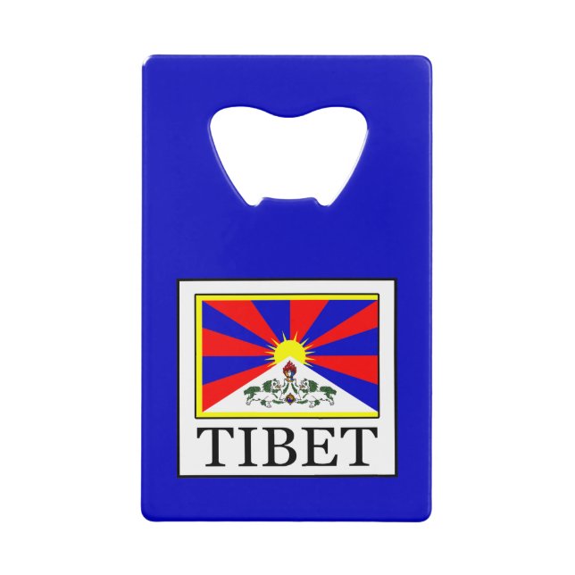 Abrebotellas De Tarjeta De Crédito Tíbet (Anverso)