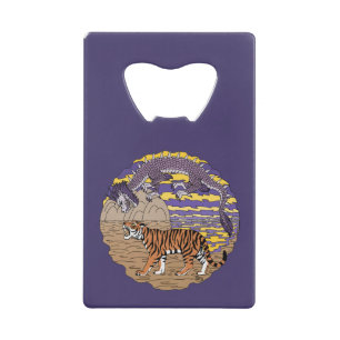 Abrebotellas De Tarjeta De Crédito Tigre y dragón