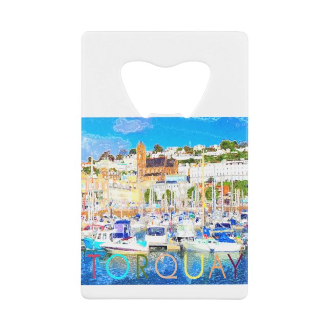 Abrebotellas De Tarjeta De Crédito Torquay (Anverso)