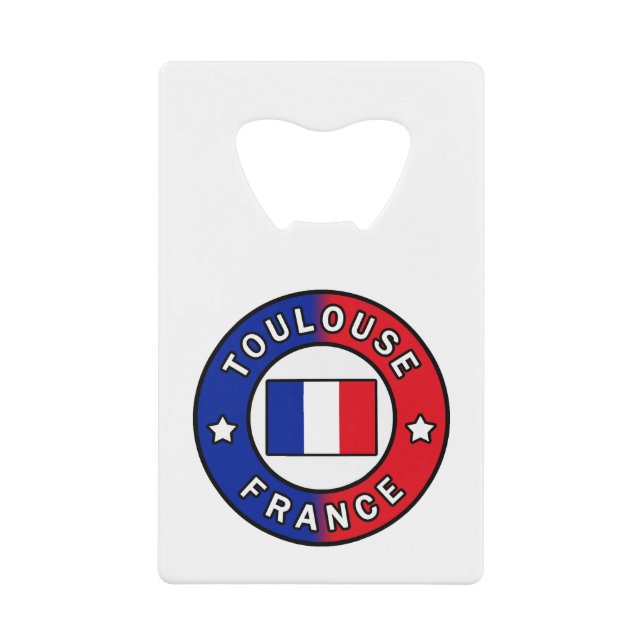 Abrebotellas De Tarjeta De Crédito Toulouse France (Anverso)