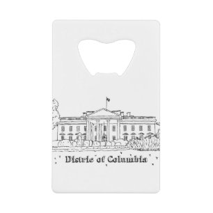 Abrebotellas De Tarjeta De Crédito Travesín de arte de dibujo de vacaciones de la Cas