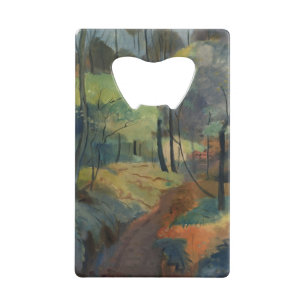 Abrebotellas De Tarjeta De Crédito Trayectoria de bosque, 1920