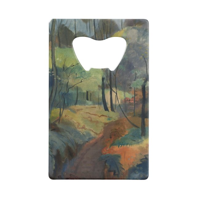 Abrebotellas De Tarjeta De Crédito Trayectoria de bosque, 1920 (Anverso)