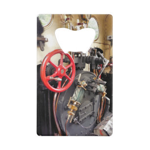 ABREBOTELLAS DE TARJETA DE CRÉDITO TRENES DE VAPOR