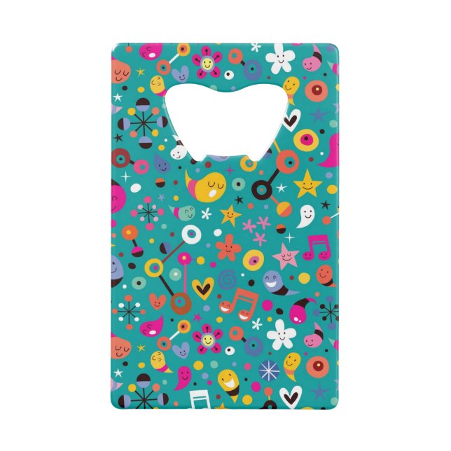 Abrebotellas De Tarjeta De Crédito trullo del modelo del dibujo animado de la (Anverso)