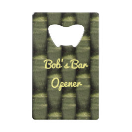 Abrebotellas De Tarjeta De Crédito Un barman debe tener