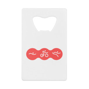 Abrebotellas De Tarjeta De Crédito Un gran regalo de Triatlón para tu amigo o familia