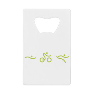 Abrebotellas De Tarjeta De Crédito Un gran regalo de Triatlón para tu amigo o familia