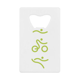 Abrebotellas De Tarjeta De Crédito Un gran regalo de Triatlón para tu amigo o familia