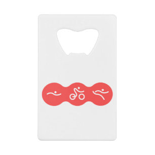 Abrebotellas De Tarjeta De Crédito Un gran regalo de Triatlón para tu amigo o familia