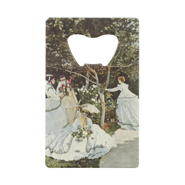 Abrebotellas De Tarjeta De Crédito Un molino de viento en Zaandam Claude Monet (Anverso)