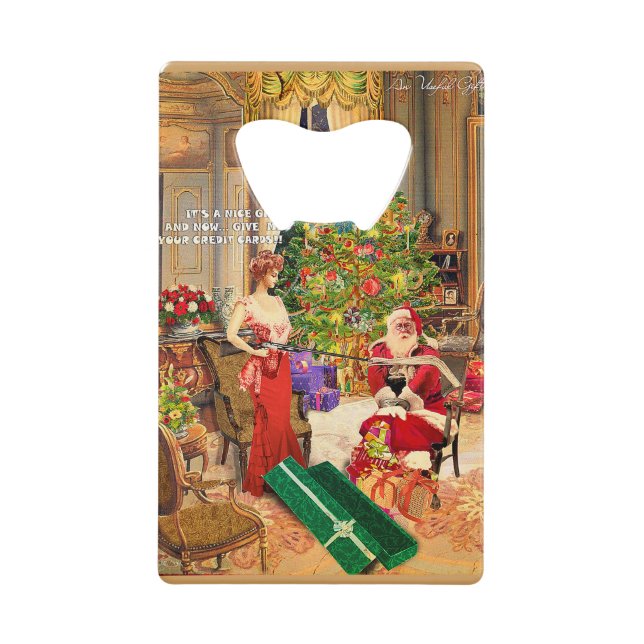 Abrebotellas De Tarjeta De Crédito Un regalo útil (Anverso)