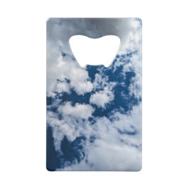 Abrebotellas De Tarjeta De Crédito Un remolino en las nubes