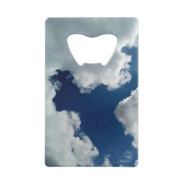 Abrebotellas De Tarjeta De Crédito Una curva en las nubes