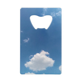 Abrebotellas De Tarjeta De Crédito Una única nube
