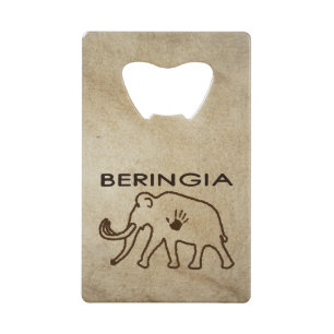 Abrebotellas De Tarjeta De Crédito Universidad de Beringia Mammoth