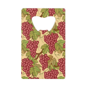 Abrebotellas De Tarjeta De Crédito Uvas