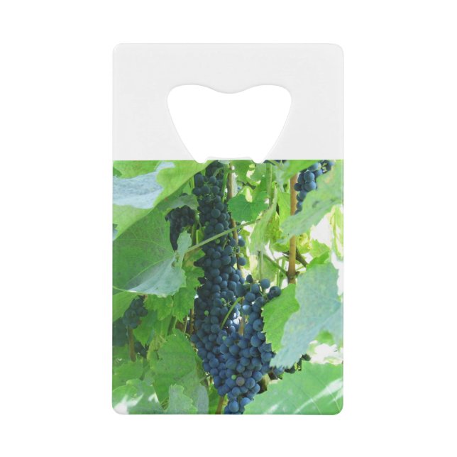 Abrebotellas De Tarjeta De Crédito Uvas (Anverso)