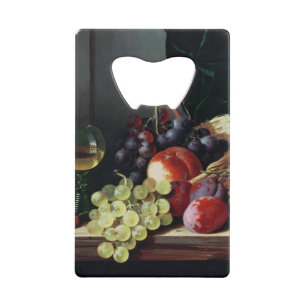 Abrebotellas De Tarjeta De Crédito Uvas y ciruelos