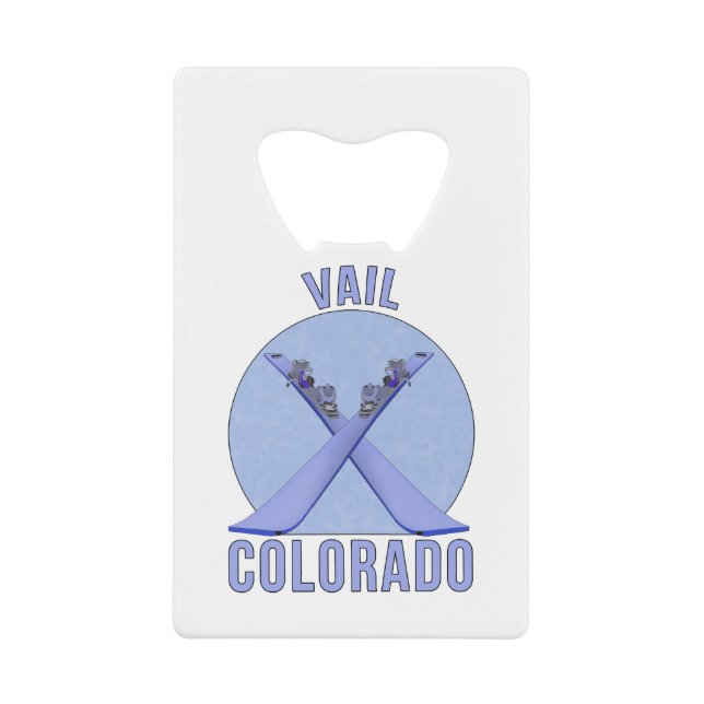 Abrebotellas De Tarjeta De Crédito Vail, Colorado (Anverso)
