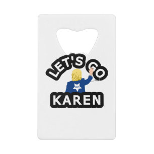 ABREBOTELLAS DE TARJETA DE CRÉDITO VAMOS A KAREN