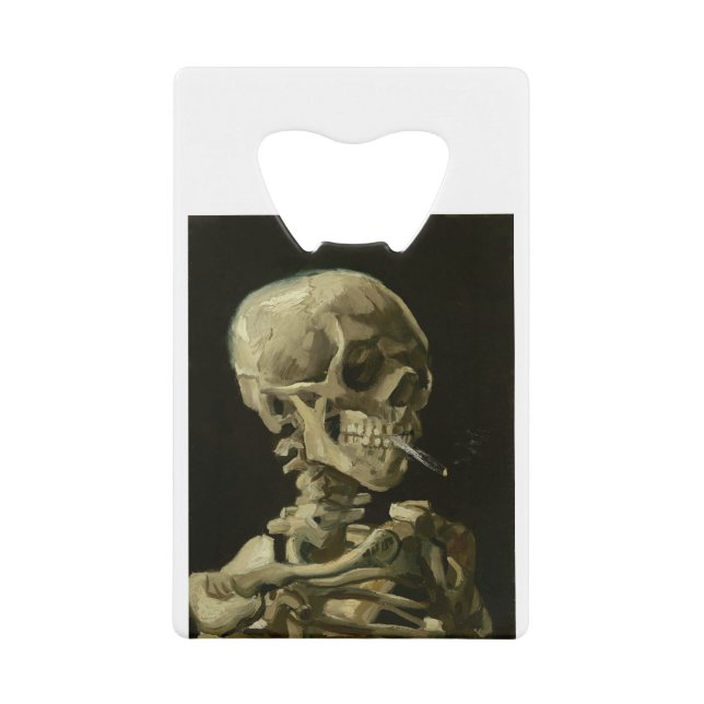 Abrebotellas De Tarjeta De Crédito van gogh Skull (Anverso)