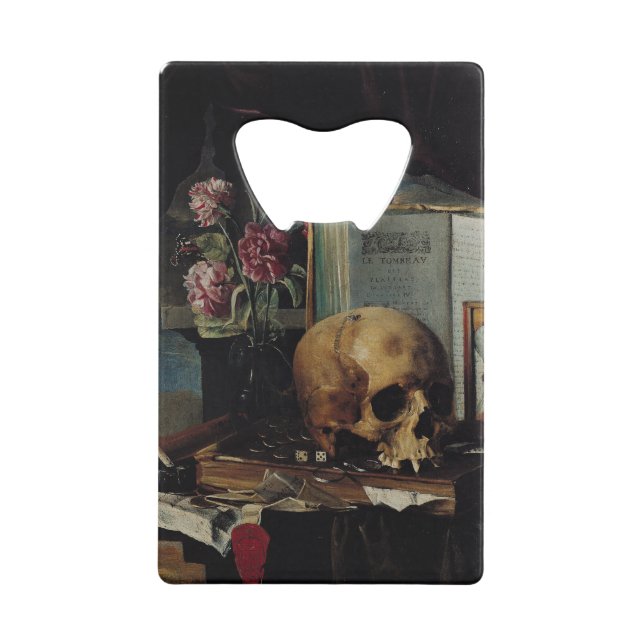 Abrebotellas De Tarjeta De Crédito Vanitas (Anverso)