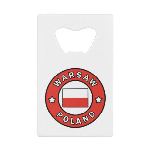 Abrebotellas De Tarjeta De Crédito Varsovia Polonia
