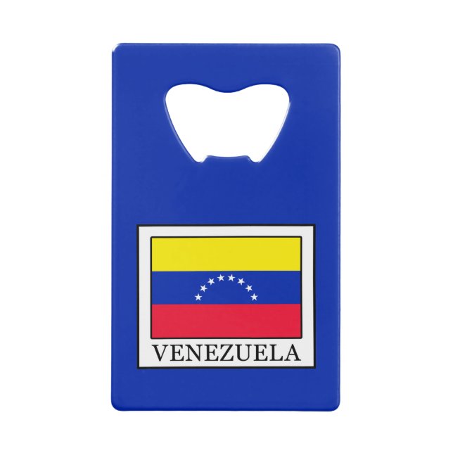 Abrebotellas De Tarjeta De Crédito Venezuela (Anverso)
