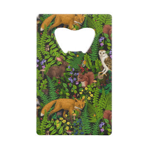 Abrebotellas De Tarjeta De Crédito Vida silvestre