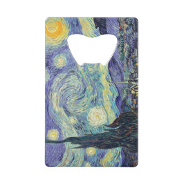 Abrebotellas De Tarjeta De Crédito Vincent Van Gogh La Noche Estrellada