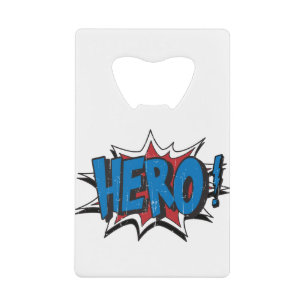 Abrebotellas De Tarjeta De Crédito Vintage Hero Art Gráfica Super Heroes Art