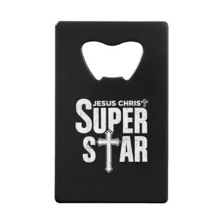 Abrebotellas De Tarjeta De Crédito Vintage Jesus Christian Design Jesus Christ Super 