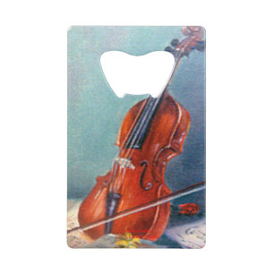 Abrebotellas De Tarjeta De Crédito Violín/Violin