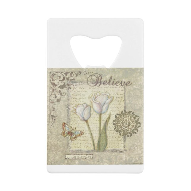 Abrebotellas De Tarjeta De Crédito VIV22 palabra 3 Believe.tif (Anverso)