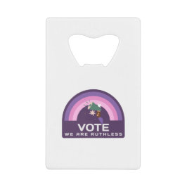 Abrebotellas De Tarjeta De Crédito Vota Somos Despiadados