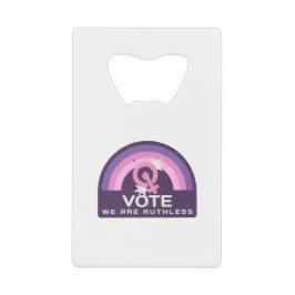 Abrebotellas De Tarjeta De Crédito Votar sin piedad