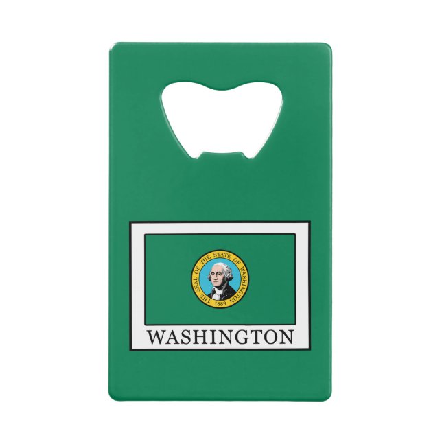 Abrebotellas De Tarjeta De Crédito Washington (Anverso)
