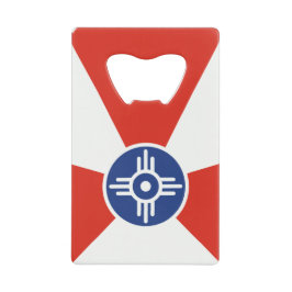 Abrebotellas De Tarjeta De Crédito Wichita KS Bandera TIC