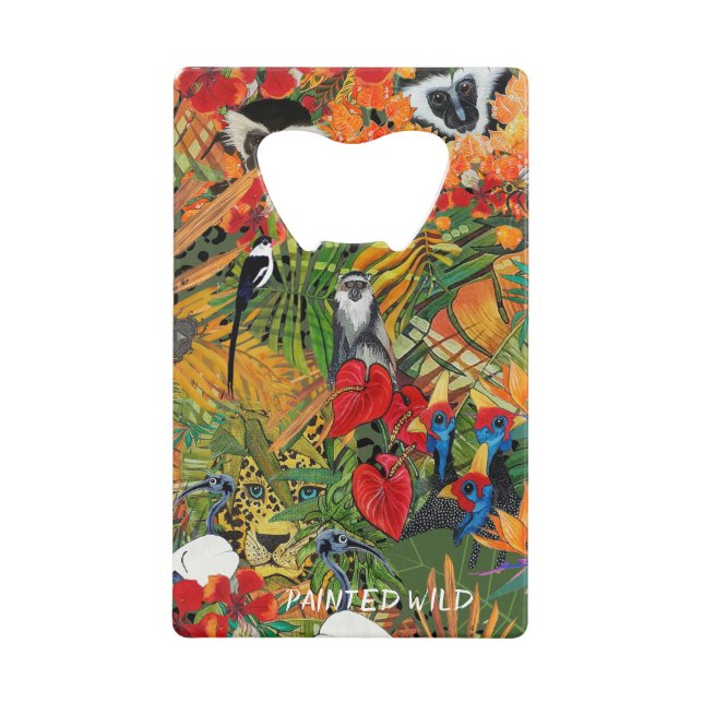 Abrebotellas De Tarjeta De Crédito Wild Creation Bottle Opener (Anverso)