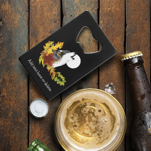 Abrebotellas De Tarjeta De Crédito Wolf Howling Moon