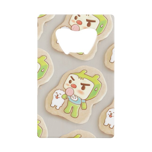 Abrebotellas De Tarjeta De Crédito XiaoTieJun Gritando cookies (Anverso)