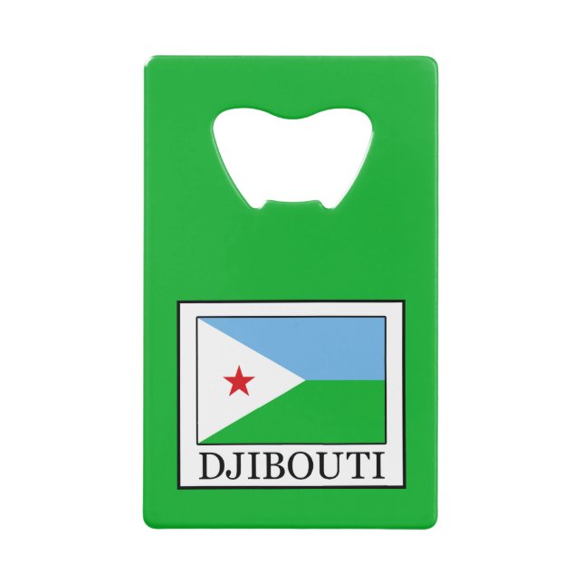 Abrebotellas De Tarjeta De Crédito Yibuti (Anverso)