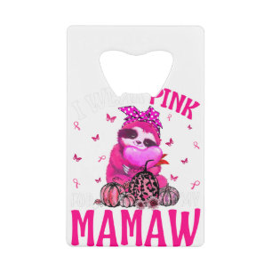 Abrebotellas De Tarjeta De Crédito Yo Uso Rosa Para Mi Trampa De Cáncer De Mama