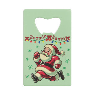 Abrebotellas De Tarjeta De Crédito Zoomie Santa Navidades