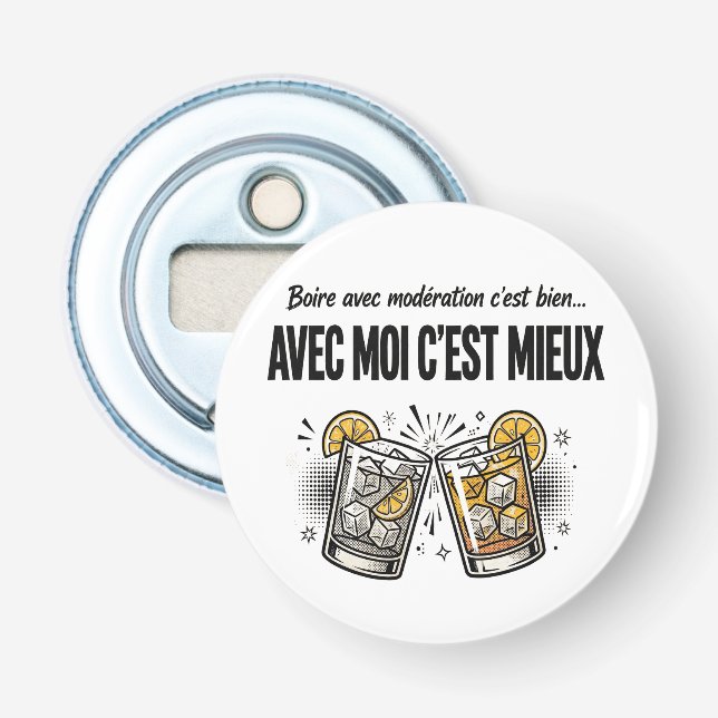 Abrebotellas Décapsuleur Modération (Anverso)